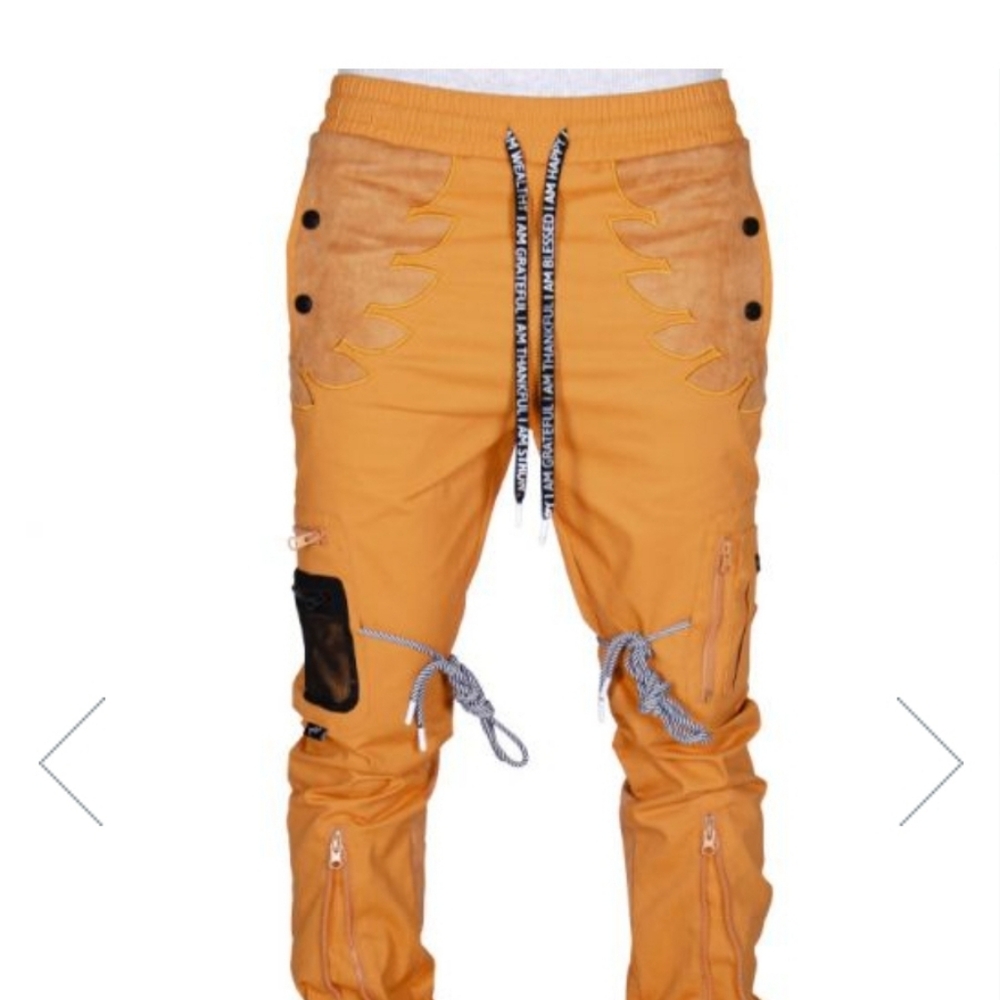 THE HIDEOUT CLOTHING COMPANY blossom cargo joggers size large